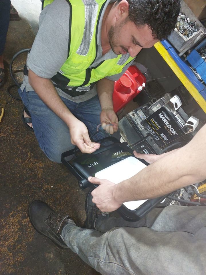 Latest company case about 12VDC Work Light in Saudi Arabia