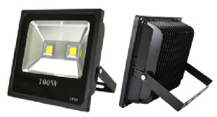48V DC High Power LED Flood Light IP66 Reflector Led 200 Watts Diecasting Aluminum