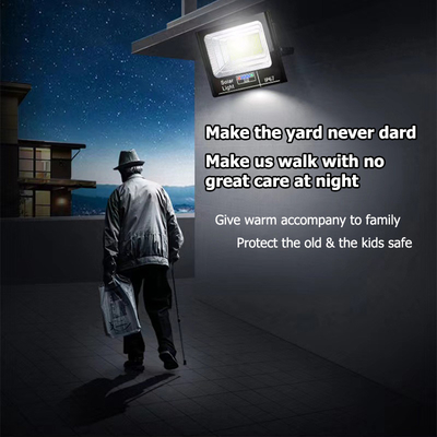 IP67 Waterproof Outdoor LED Solar Flood Light with Remote Control