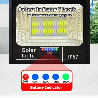 IP67 Waterproof Outdoor LED Solar Flood Light with Remote Control