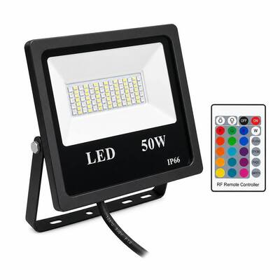Remote Control RGBW Outdoor Led Floodlight 150W for Landscape Lighting