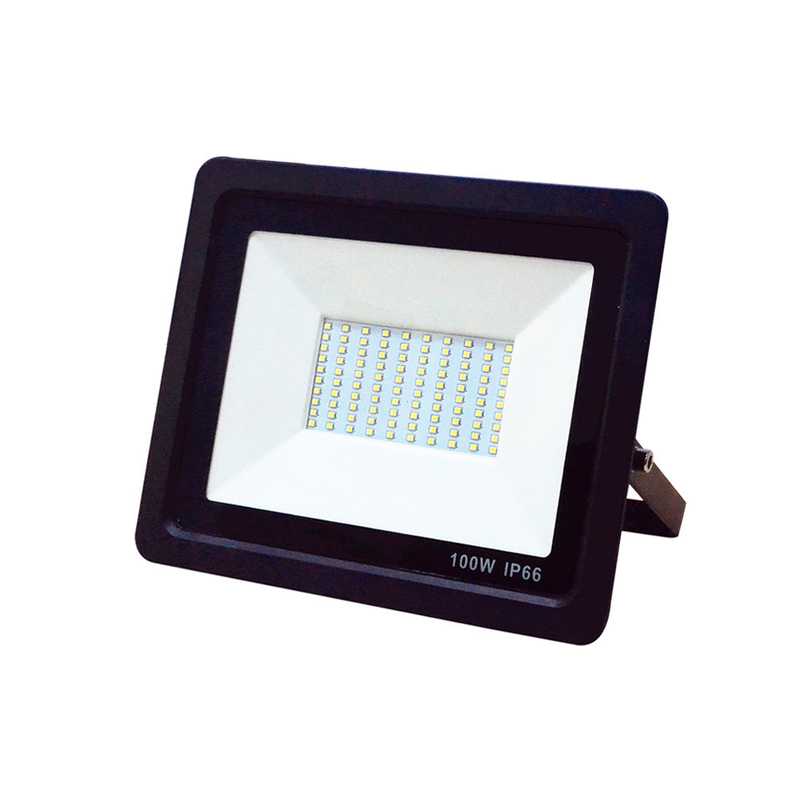 4KV IP66 LED Flood Lights 100W for Garden Park Courtyard SMD Chips White Aluminum Body