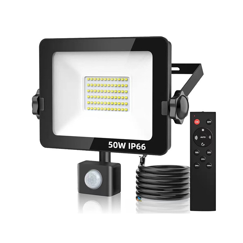 20W 30W 50W 100W Smart Motion Sensor Security LED Night Light For Garage Yard Garden