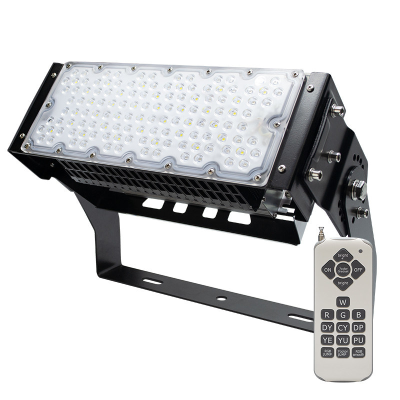 Remote Control RGBW Outdoor Landscape Lighting Led Flood Light 150W